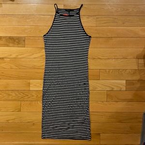 Striped knit dress